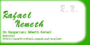 rafael nemeth business card